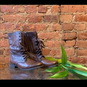Steve Madden combat boots